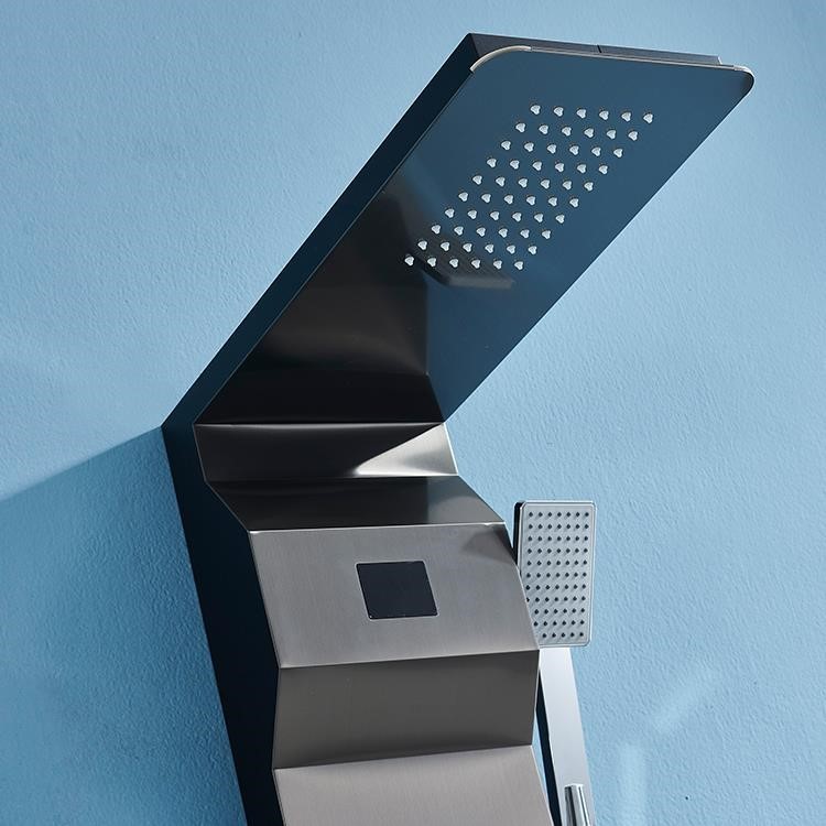 Matte Black Shower Column Panel factory